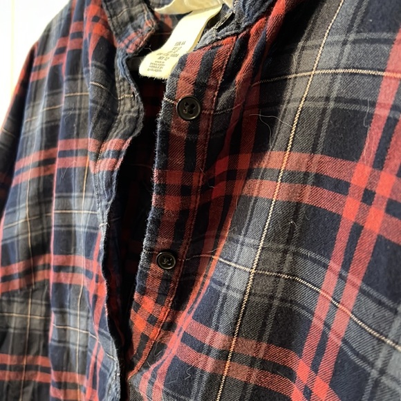 H&M flannel button up size 12 - Picture 3 of 3